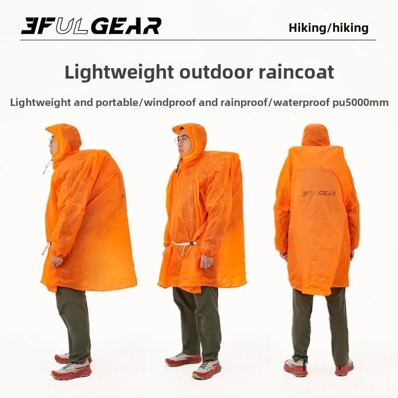 Cycling Gear Jacket - 초경량 레인 판초 3F UL GEAR