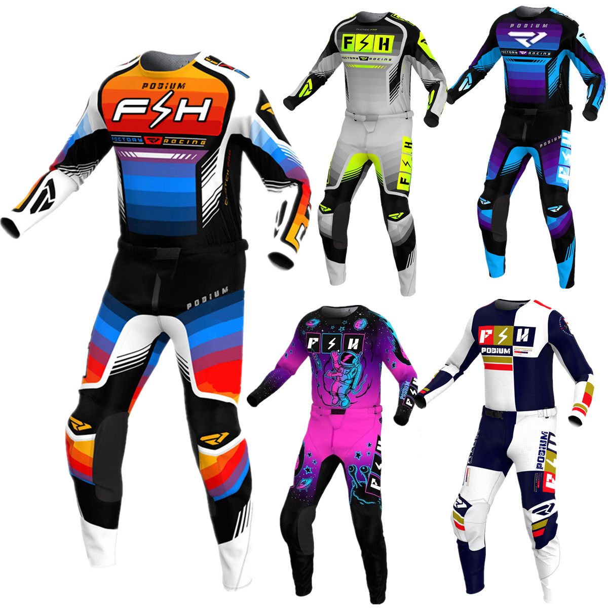 Cycling Gear Kit - 2024 FH 저지 세트 MX 기어