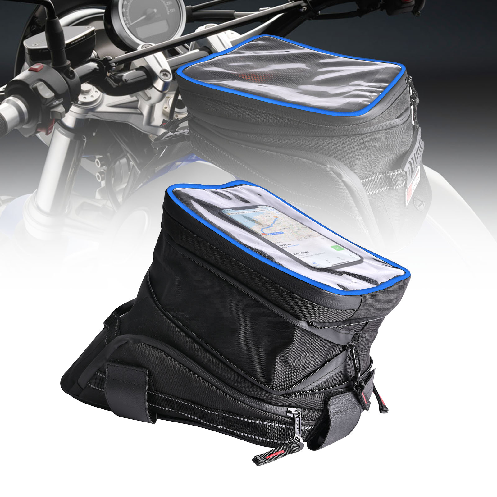 Cycling Gear Pouch - 스즈키 야마하 혼다 바이크용 대용량 확장형