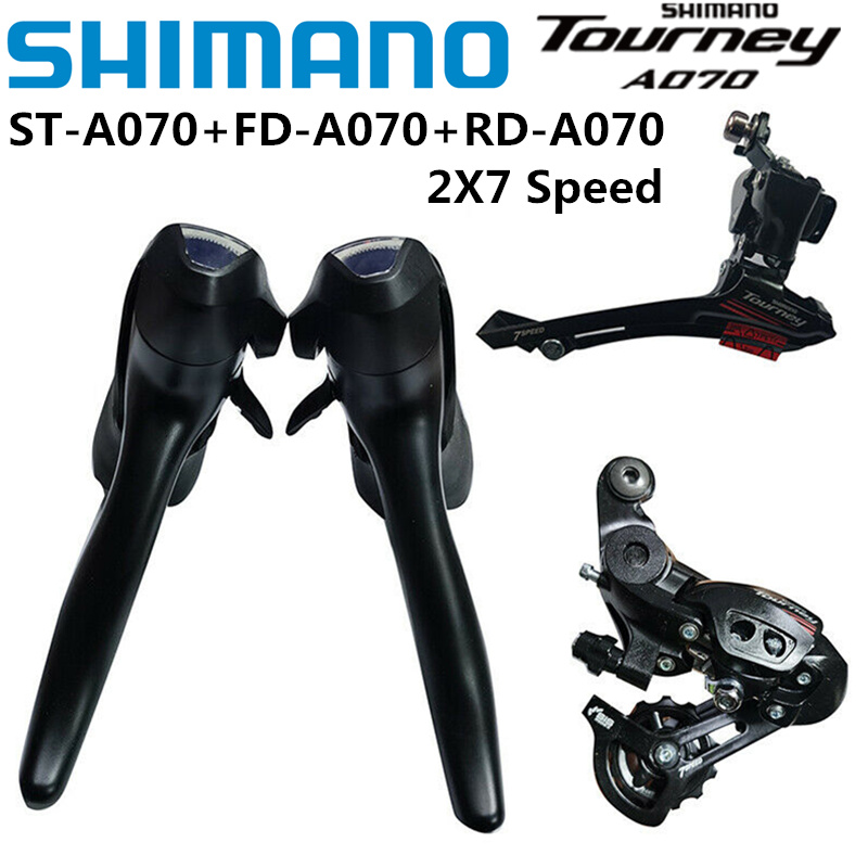 Cycling Gear Kit - SHIMANO TOURNEY A070 2x7 속도 그룹