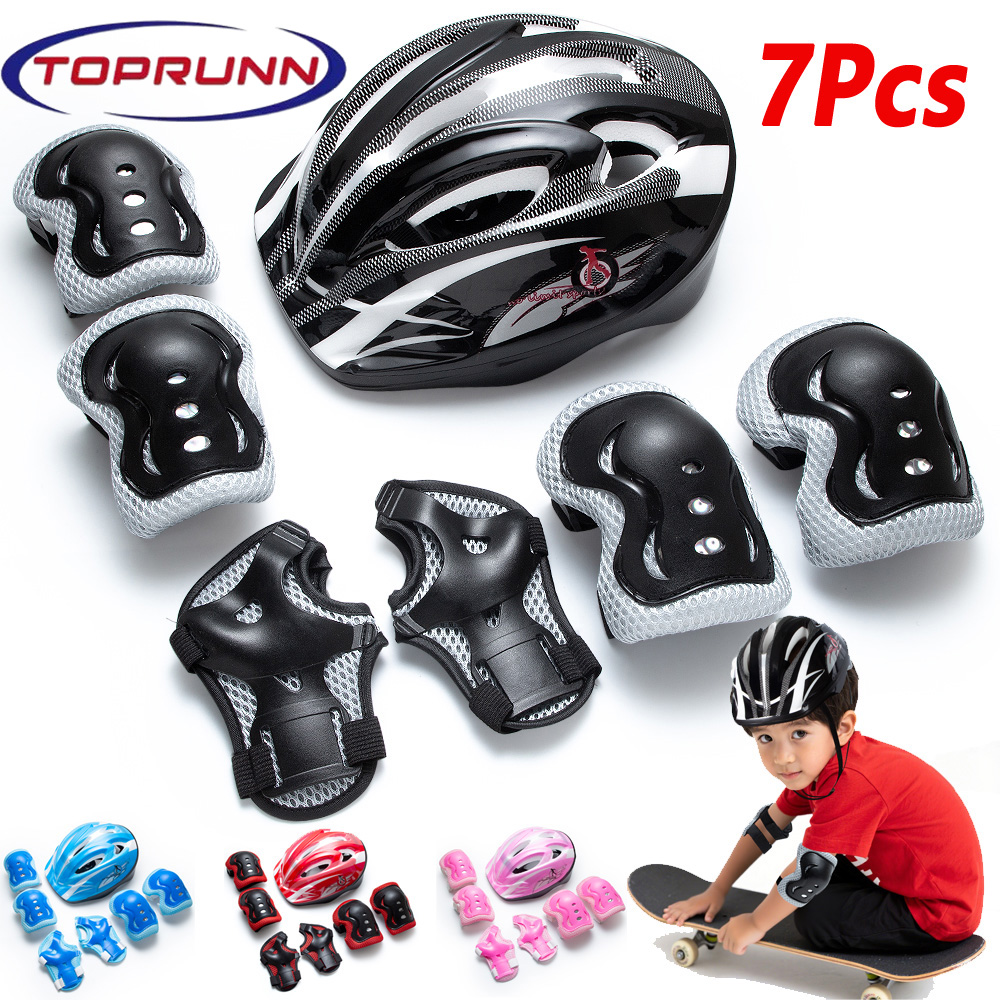 7 in 1 어린이 보호 장비 세트 (스포츠 헬멧, 무 - Cycling Protective Gear Kids 리뷰 및 가격