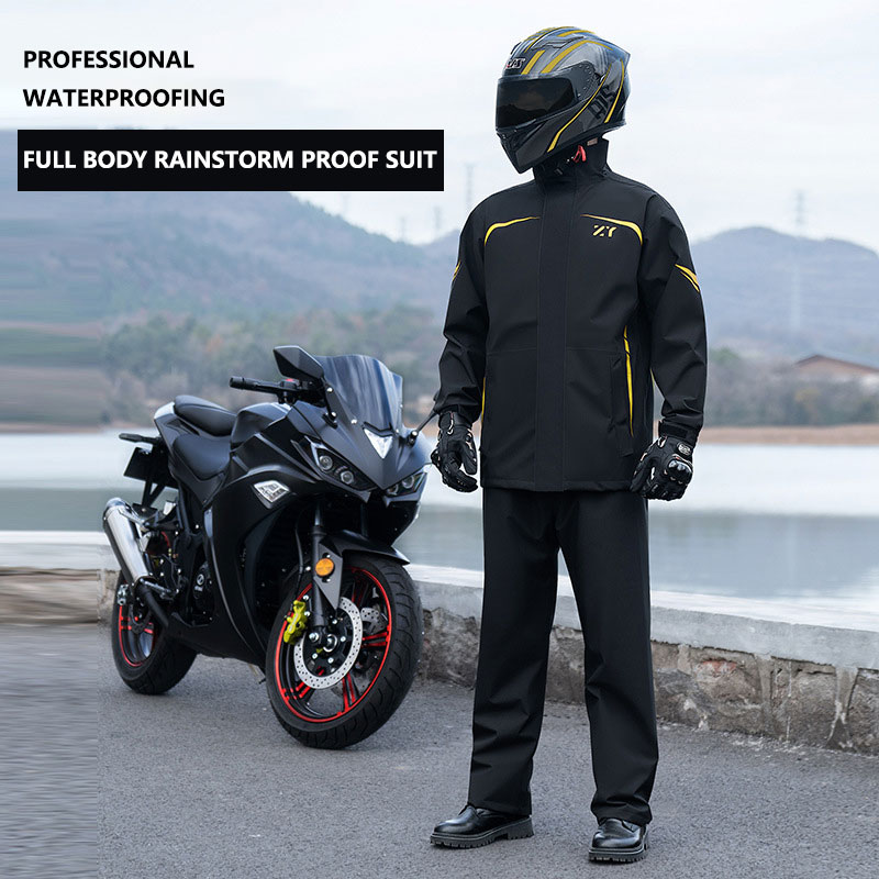 오토바이 스플릿 레인 코트 바지 재킷, 방수, 야외 하 - Cycling Gear Jacket 리뷰 및 가격