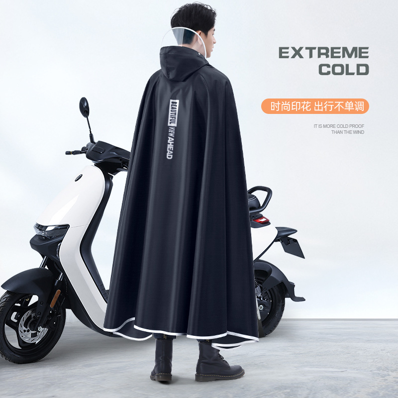 두꺼운 옥스포드 방수 레인 기어 레인 판초 자전거 전기 - Cycling Gear Jacket 리뷰 및 가격