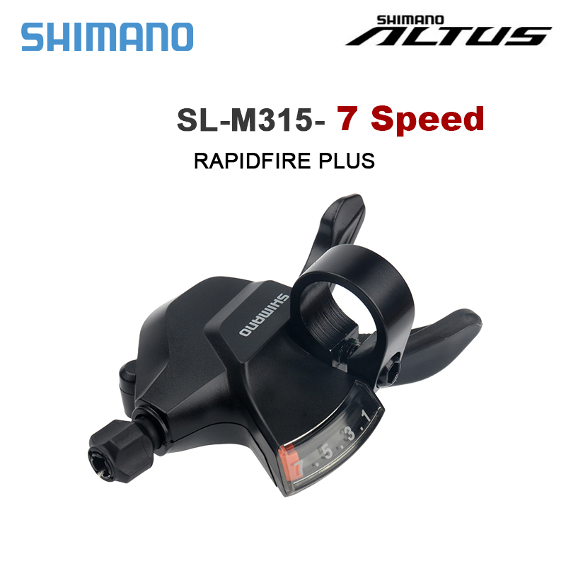 시마노 M315 7 8 단 MTB 시프터, Altus  - Cycling Gear Display 리뷰 및 가격